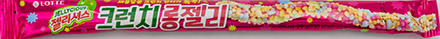 롯데 젤리셔스 크런치 롱젤리 29g