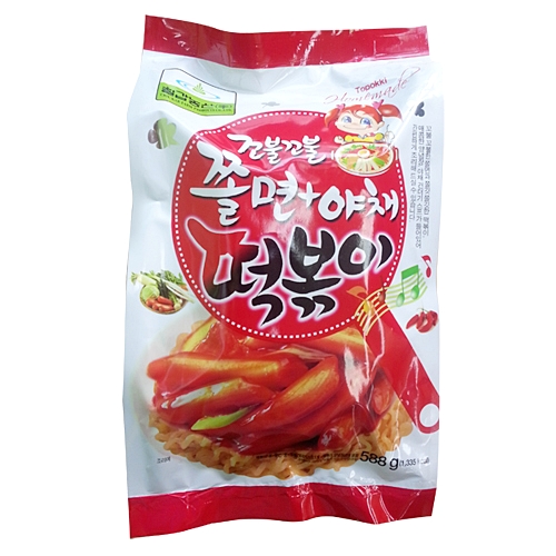 칠갑농산 꼬불꼬불 쫄면 야채 떡볶이 588g