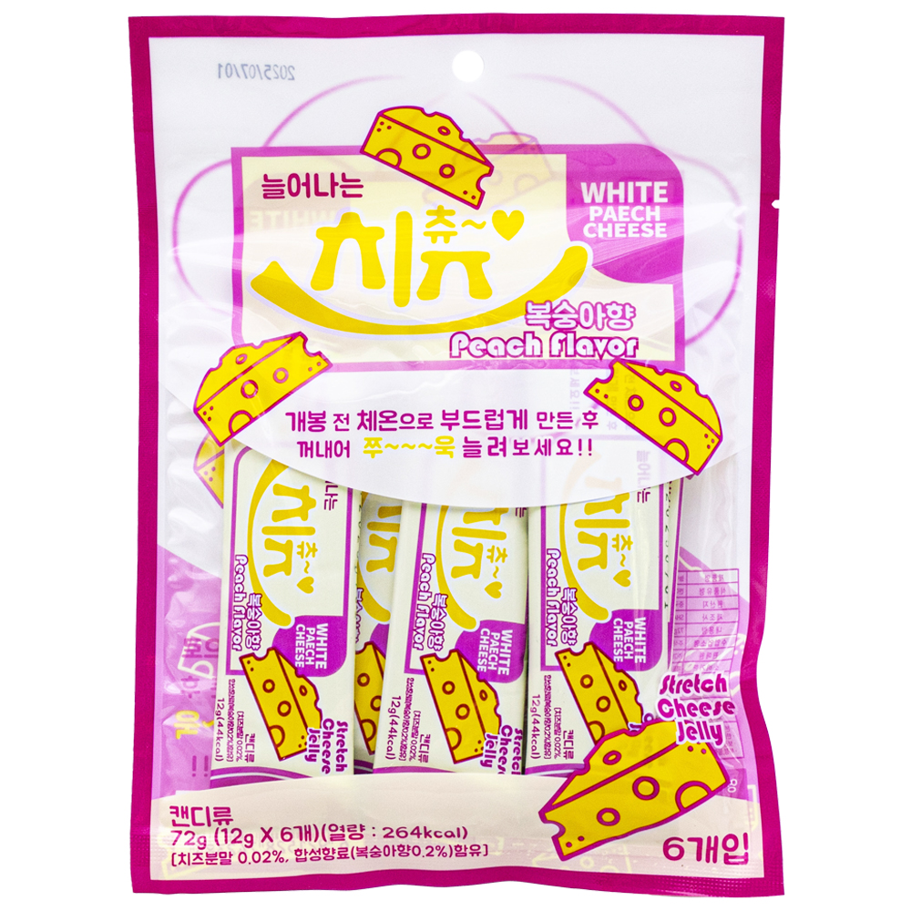 고운벗 늘어나는 치즈츄 복숭아향 12g