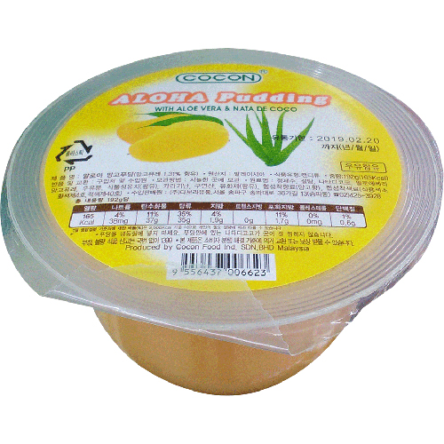 코콘 알로아 망고푸딩 192g