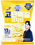 롯데 이지프로틴 고단백질 감자칩 소금빵맛 50g