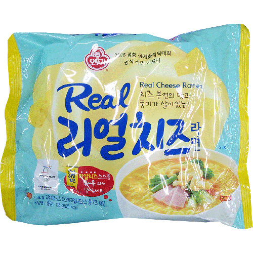 오뚜기 리얼치즈라면 135g
