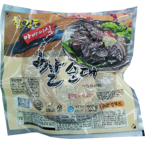 진성푸드 함경도 아바이식 찰순대 500g