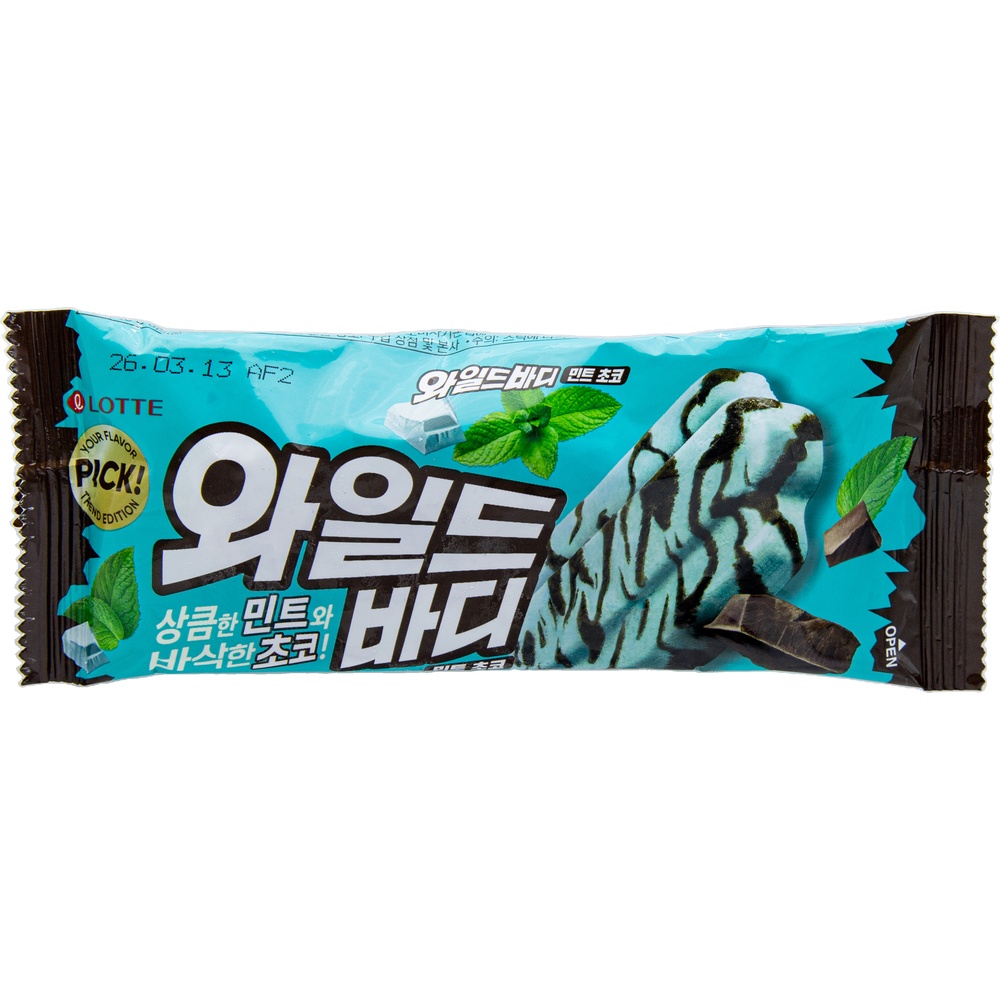 롯데 와일드바디 민트 초코 75mL