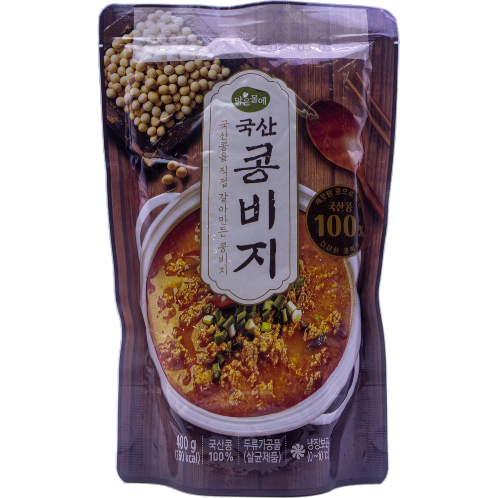 맑은물에 맑은물에 국산 콩비지 400g