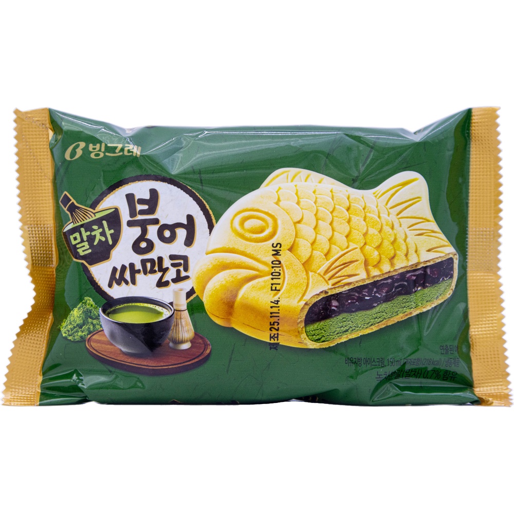 빙그레 말차 붕어싸만코 150ml