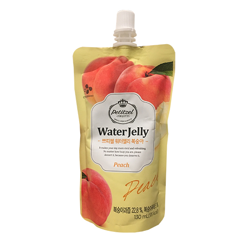 CJ 쁘띠첼 워터젤리 복숭아 130ml