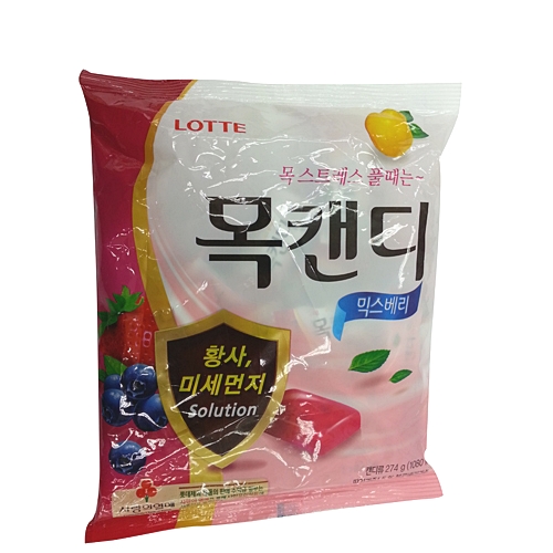 롯데 목캔디 믹스베리 274g