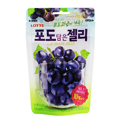 롯데 포도담은 젤리 50g