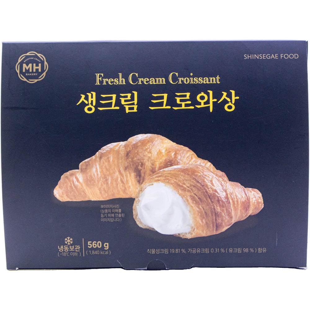 신세계푸드 밀크앤허니 생크림 크로와상 70g
