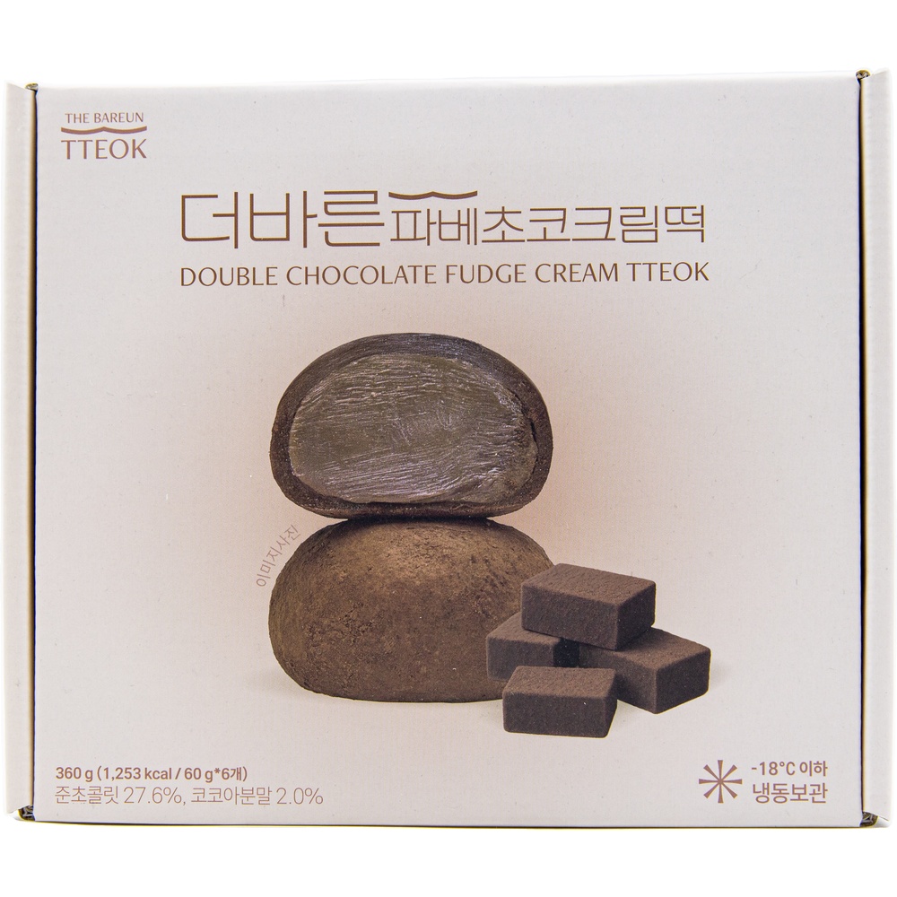 더바른떡 더바른 파베초코크림떡 60g