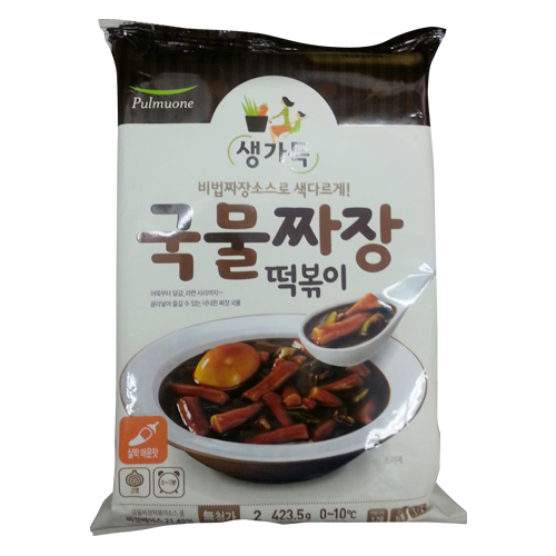 풀무원 생가득 국물짜장 떡볶이 423.5g