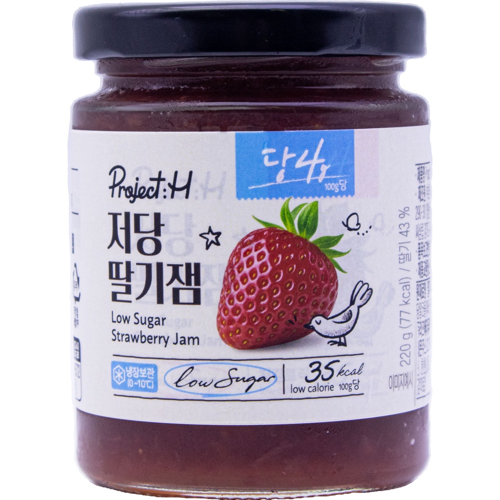 삼립 프로젝트H 저당 딸기잼 220g