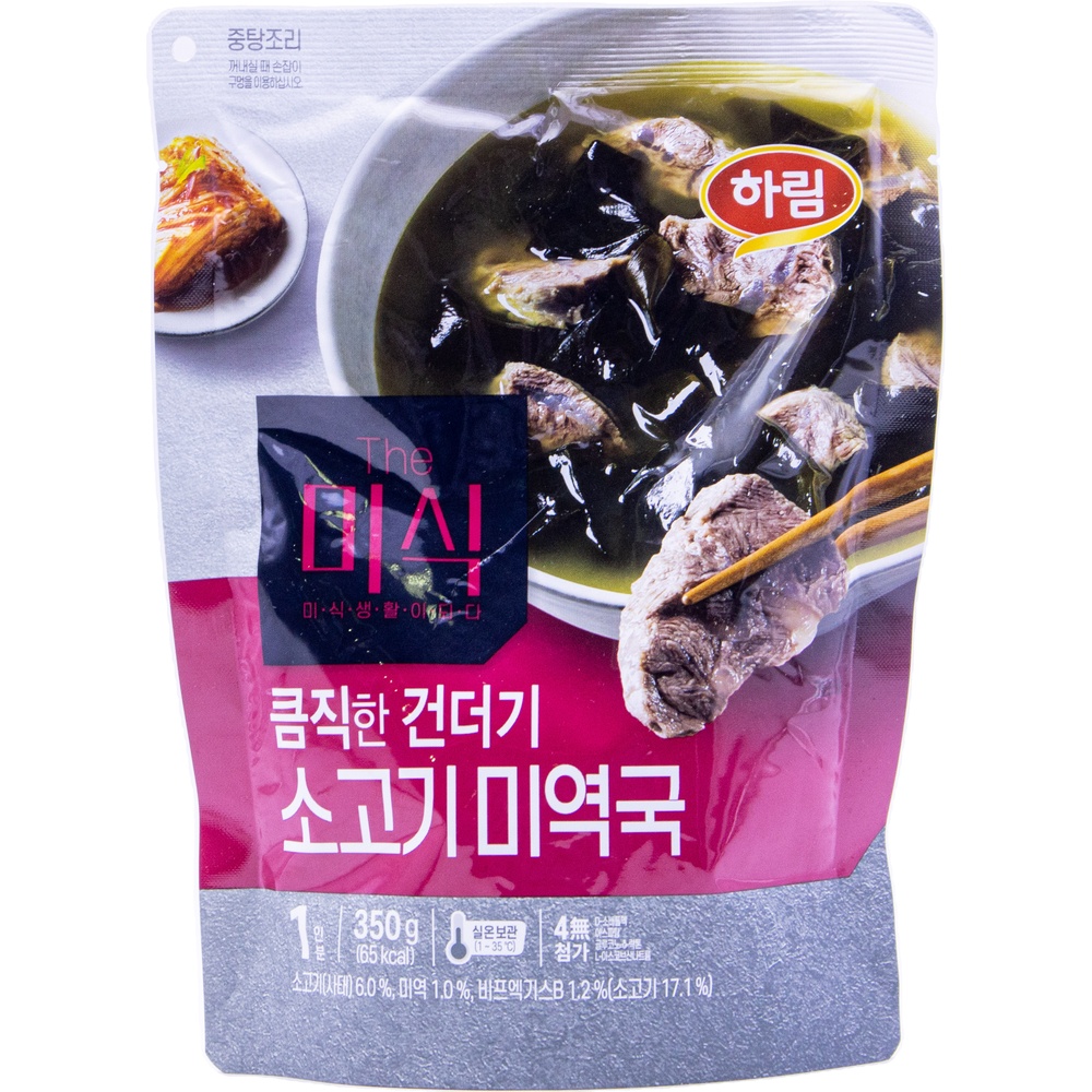 하림 더미식 큼직한 건더기 소고기미역국 350g