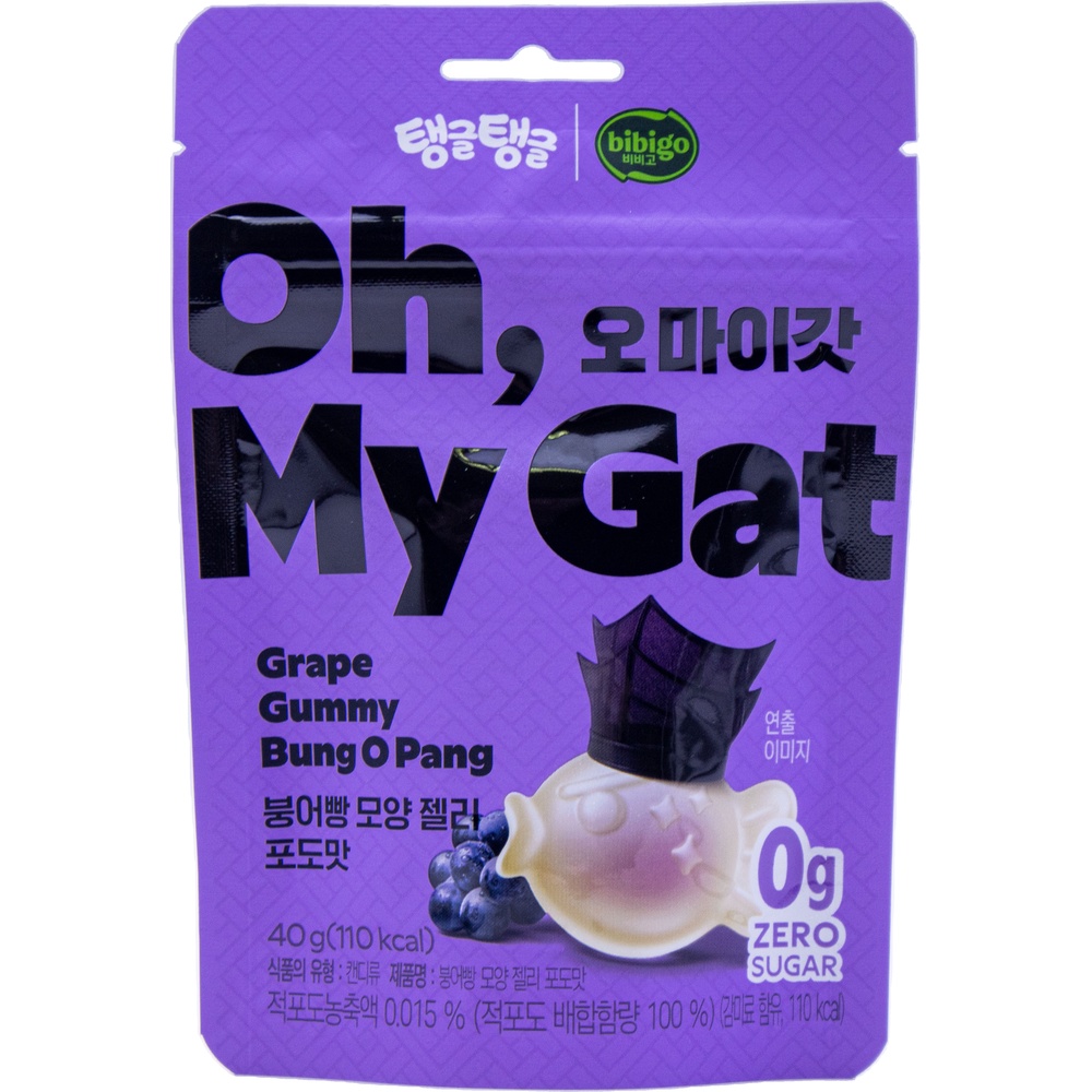 서주 비비고 붕어빵 모양 젤리 포도맛 40g