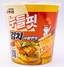 농심 누들핏 김치사발면맛 컵 37.5g