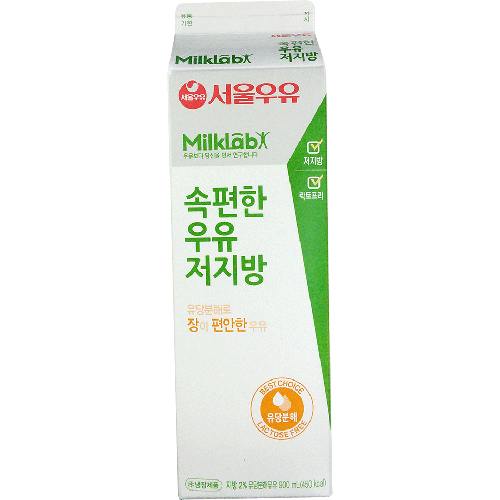 서울우유 밀크랩 속편한 우유 저지방 900ml