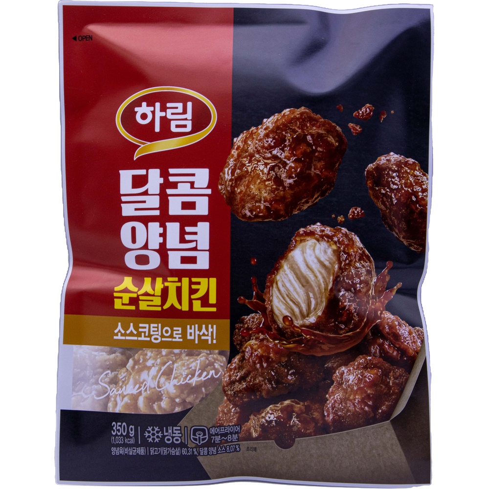 하림 달콤양념 순살치킨 350g
