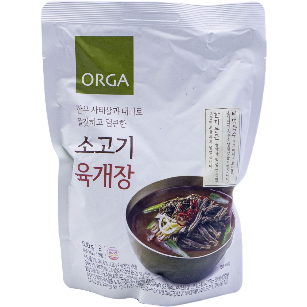 풀무원 올가 소고기 육개장 500g