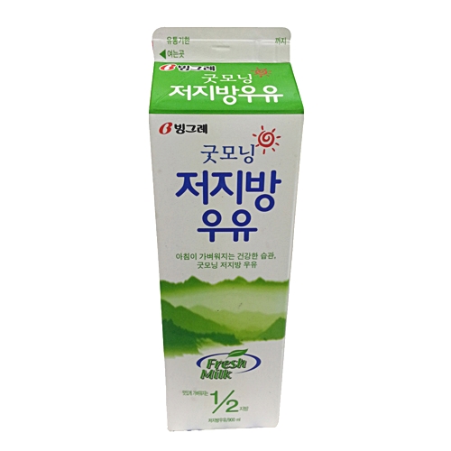 빙그레 굿모닝 저지방 우유 900ml