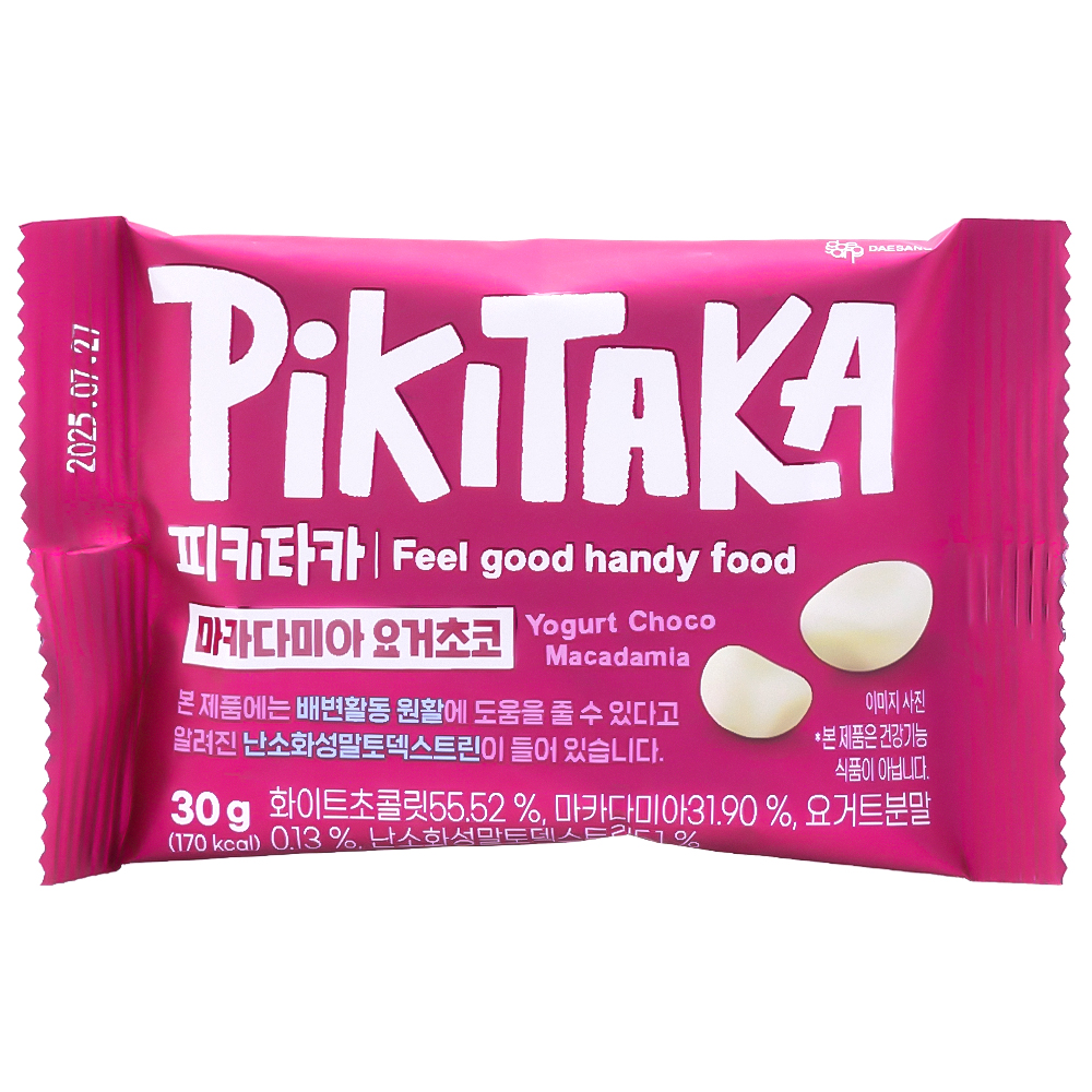 대상 피키타카 마카다미아 요거초코 30g