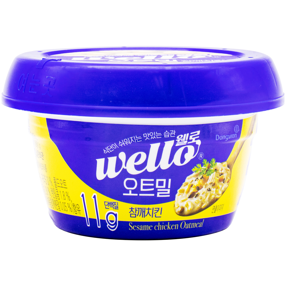 동원 웰로 오트밀 참깨치킨 286g