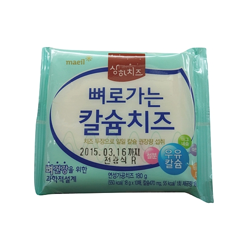 매일유업 상하치즈 뼈로가는 칼슘치즈 180g