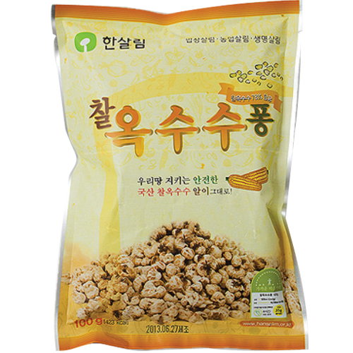한살림 찰옥수수퐁 100g