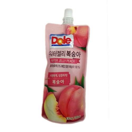 돌코리아 워터젤리 복숭아 130ml