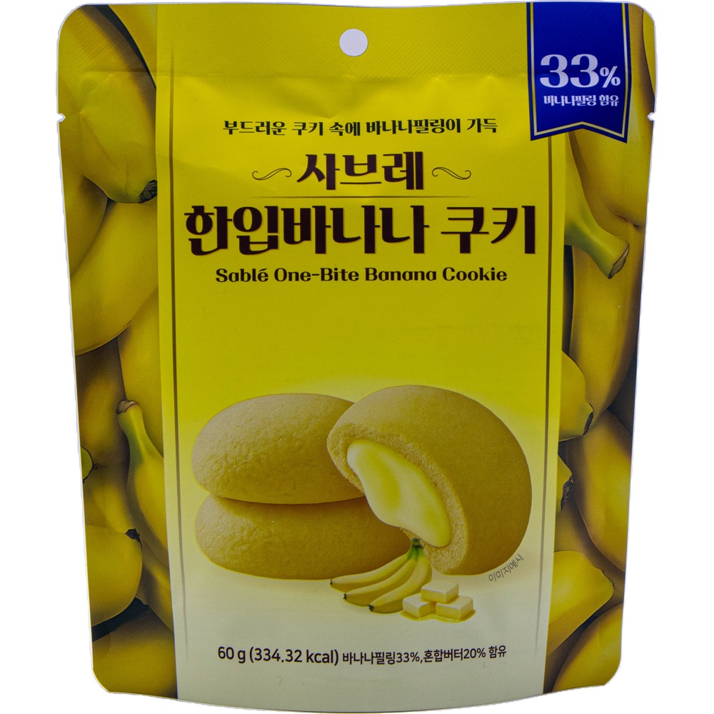미스티 사브레 한입바나나 쿠키 60g