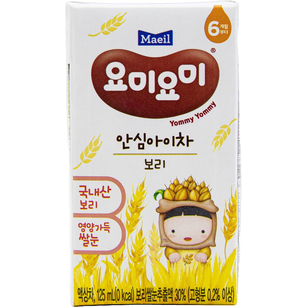 매일 요미요미 안심아이차 보리 125mL