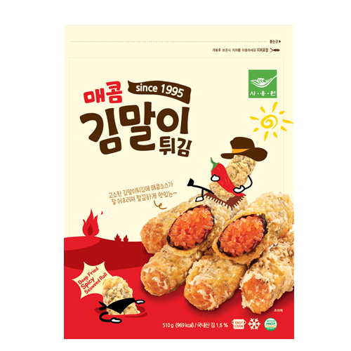 사옹원 매콤김말이튀김 510g