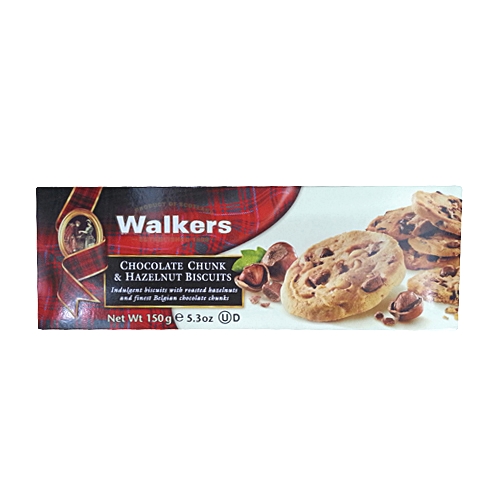 워커스 초콜릿 청크&헤이즐넛 비스킷 150g