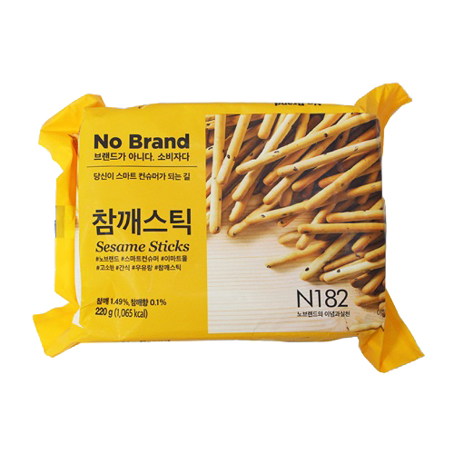 노브랜드 참깨스틱 220g