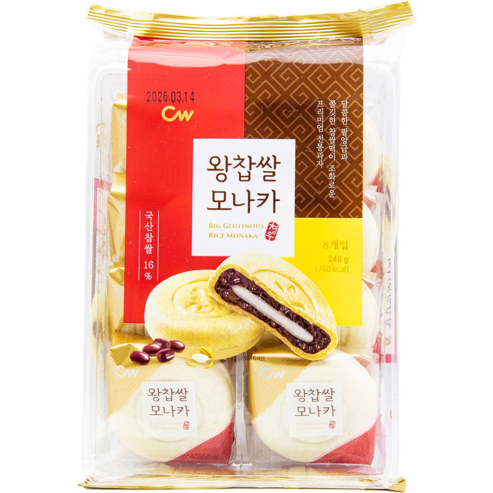 청우식품 왕찹쌀 모나카 30g