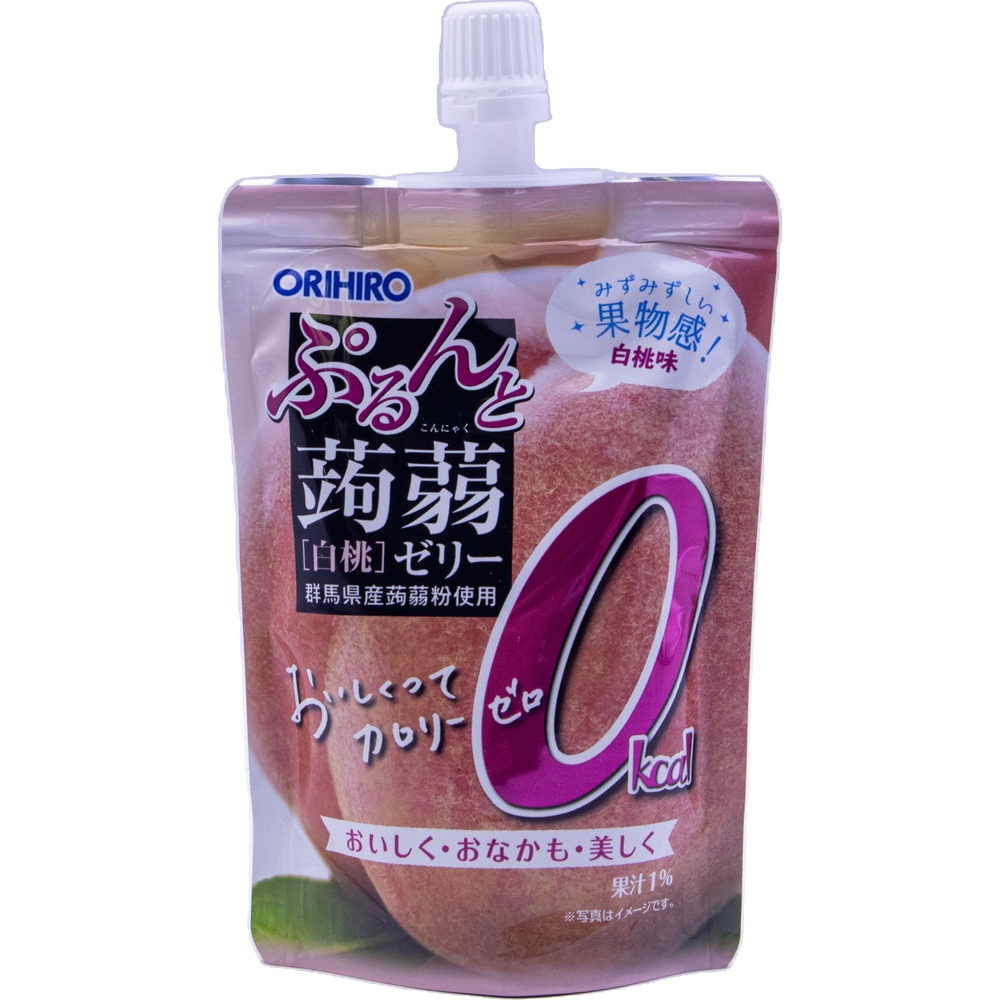 오리히로 푸룬또 곤약젤리 제로 복숭아맛 130g