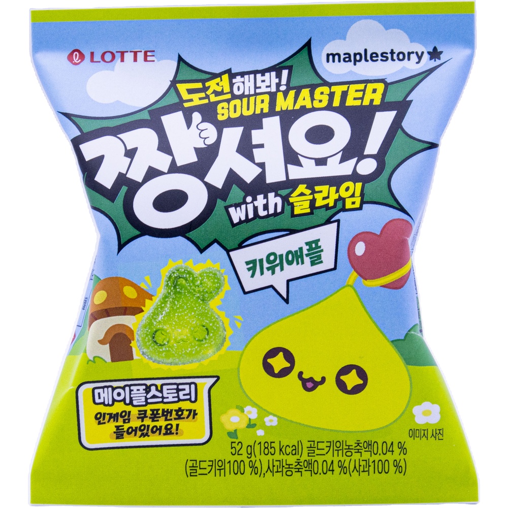 롯데 짱셔요 키위애플 52g