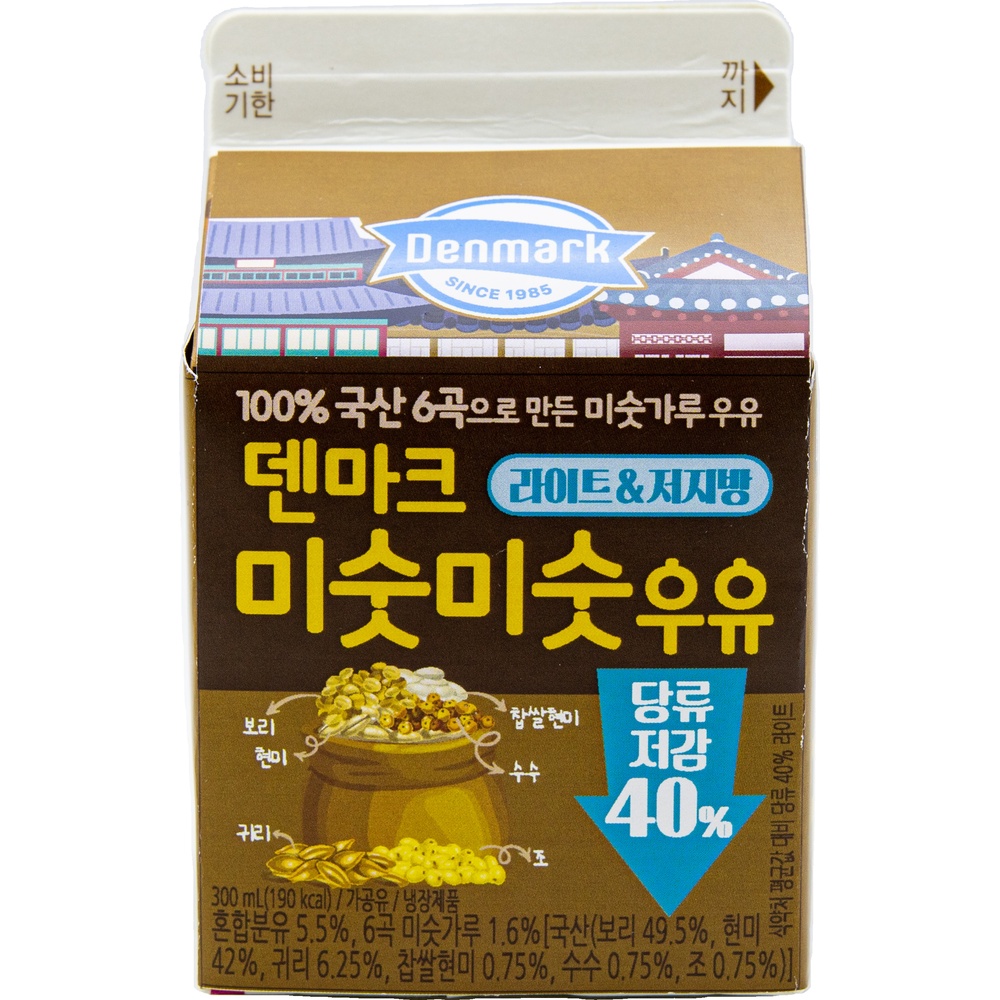 동원 덴마크 미숫미숫 우유 300mL