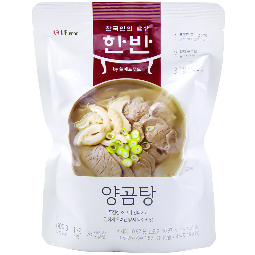 엘에프푸드 한반12 양곰탕 600g