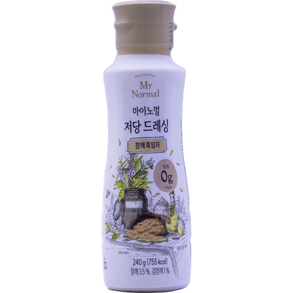 마이노멀 저당 드레싱 참깨흑임자 240g