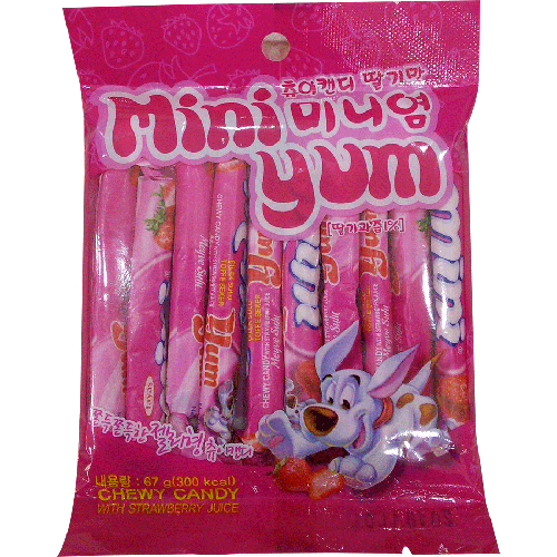 타야스 미니염 츄이캔디 딸기맛 67g