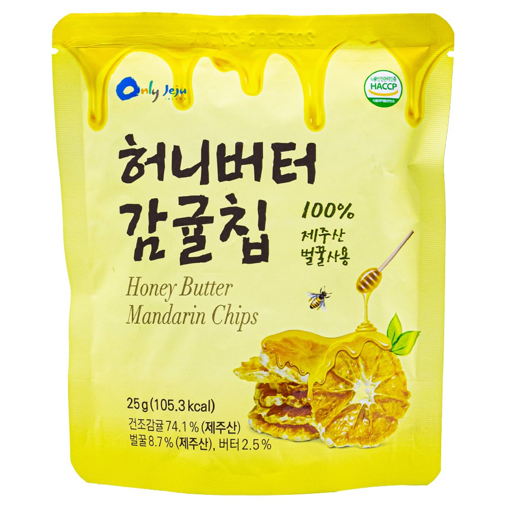 미엘미 허니버터감귤칩 25g