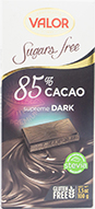 발로르 슈가프리 슈프림 다크초콜릿 85% 100g