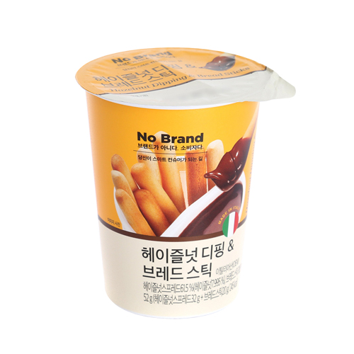 노브랜드 헤이즐넛 디핑 & 브레드 스틱 52g