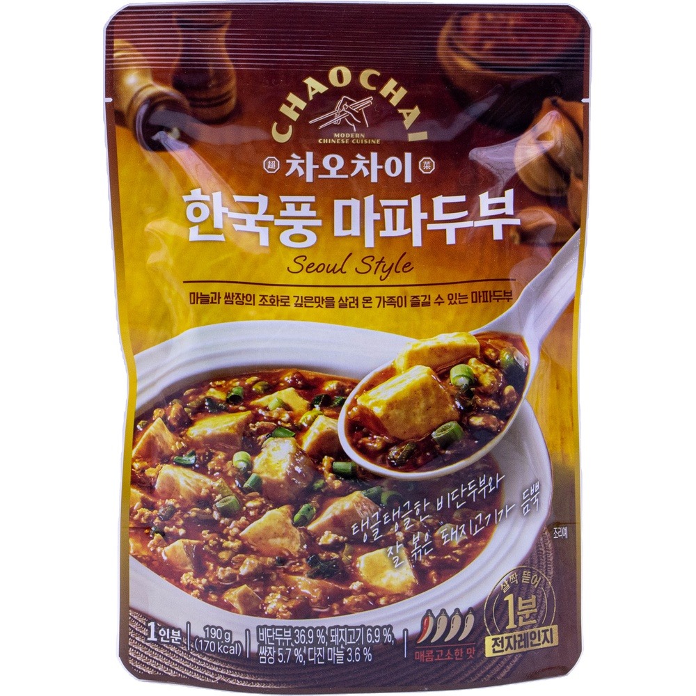 샘표 차오차이 한국풍 마파두부 190g
