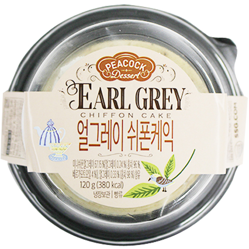 피코크 얼그레이 쉬폰케익 120g