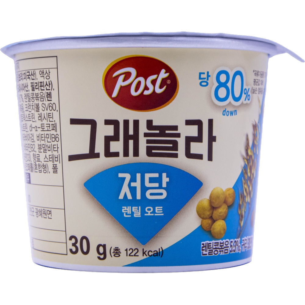 동서 포스트 그래놀라 저당 렌틸 오트 30g