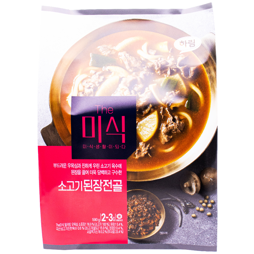 하림 더 미식 소고기된장전골 590g