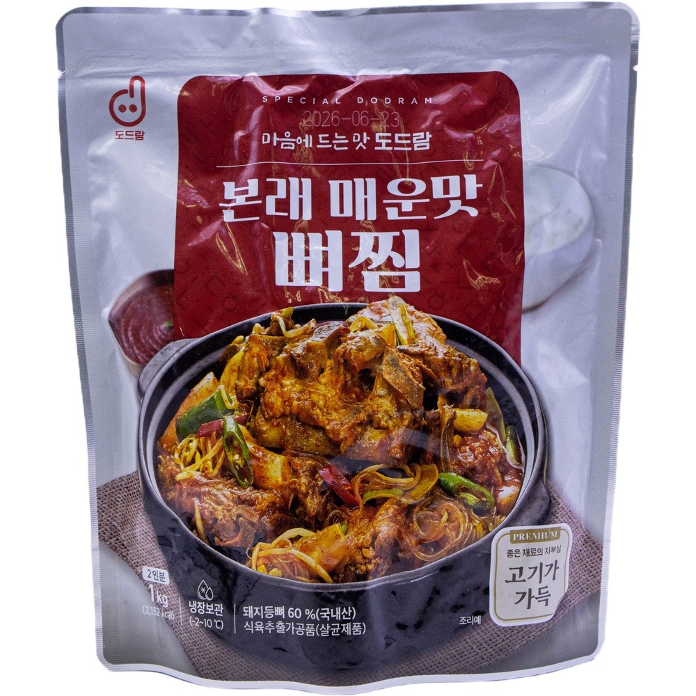 도드람 본래 매운맛 뼈찜 1kg