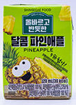 신세계푸드 올바르고 반듯한 달콤 파인애플 120mL